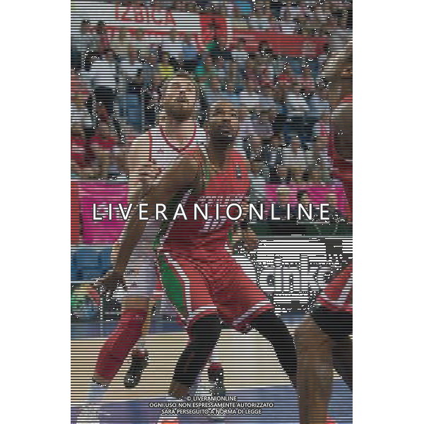 HALA MISTRZOW, WLOCLAWEK 31.08.2016 EUROBASKET 2017, KWALIFIKACJE POLSKA - PORTUGALIA POLAND - PORTUGAL NZ ALEKSANDER CZYZ (0), FABIO LIMA (10) Pawel Pietranik/NEWSPIX.pl --- Newspix.pl/ AGENZIA ALDO LIVERANI SAS - ITALY ONLY EDITORIAL USE ONLY