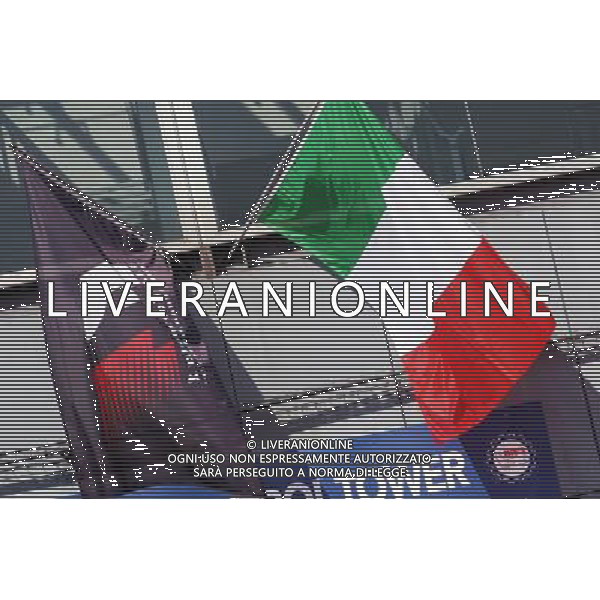 F1 and Italian flags. 01.09.2016. Formula 1 World Championship, Rd 14, Italian Grand Prix, Monza, Italy, Preparation Day. / AGENZIA ALDO LIVERANI SAS - ITALY ONLY EDITORIAL USE ONLY