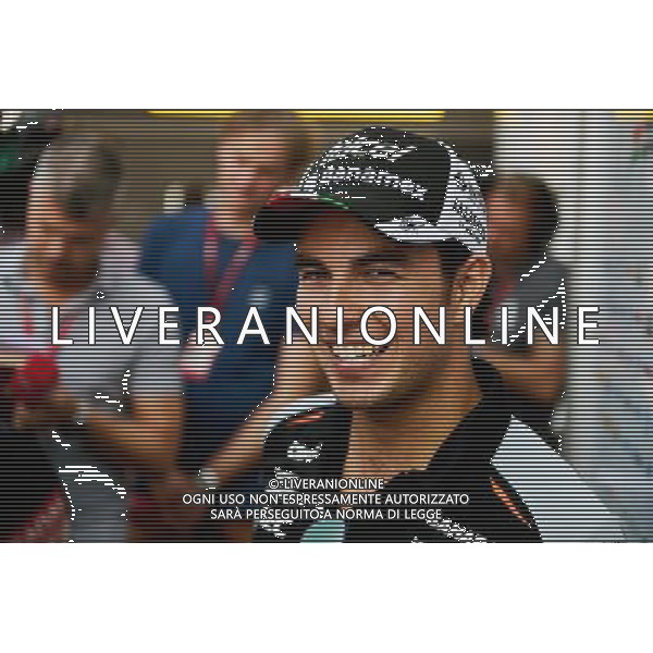 Sergio Perez (MEX) Sahara Force India F1 with the media. 01.09.2016. Formula 1 World Championship, Rd 14, Italian Grand Prix, Monza, Italy, Preparation Day. / AGENZIA ALDO LIVERANI SAS - ITALY ONLY EDITORIAL USE ONLY