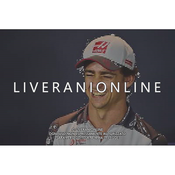 Esteban Gutierrez (MEX) Haas F1 Team in the FIA Press Conference. 01.09.2016. Formula 1 World Championship, Rd 14, Italian Grand Prix, Monza, Italy, Preparation Day. / AGENZIA ALDO LIVERANI SAS - ITALY ONLY EDITORIAL USE ONLY
