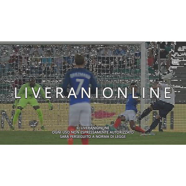 Amichevole Bari - 01.09.2016 Italia-Francia Nella Foto: il gol di graziano pelle\' /Ph.Vitez-Ag. Aldo Liverani