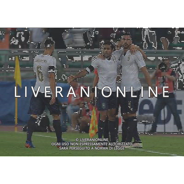 Amichevole Bari - 01.09.2016 Italia-Francia Nella Foto: esultanza dopo il gol di graziano pelle\' /Ph.Vitez-Ag. Aldo Liverani