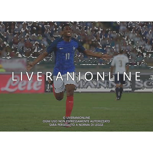Amichevole Bari - 01.09.2016 Italia-Francia Nella Foto: martial esultanza dopo il gol /Ph.Vitez-Ag. Aldo Liverani