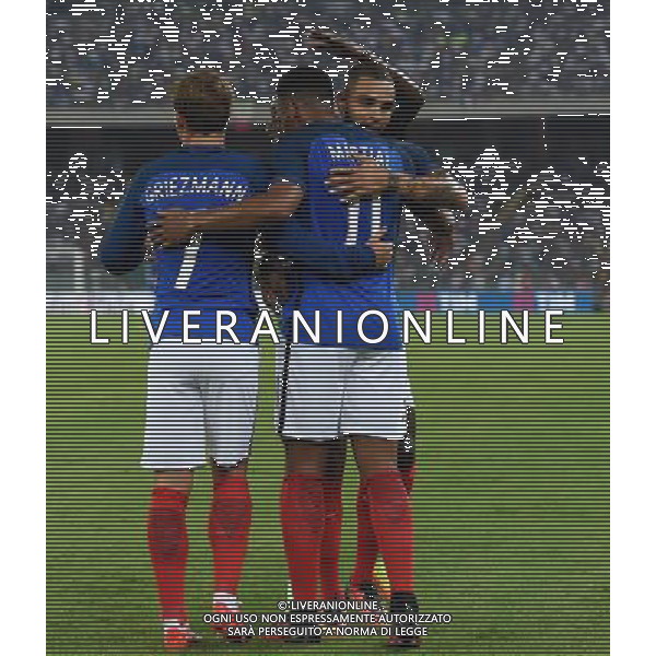 Amichevole Bari - 01.09.2016 Italia-Francia Nella Foto: martial esultanza dopo il gol /Ph.Vitez-Ag. Aldo Liverani