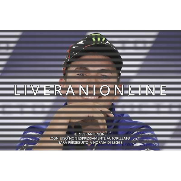 01/09/2016. Silverstone, Towchester, Gran Bretagna.Jorge Lorenzo durante la conferenza stampa. Â© PIAZZOLLA / AGENZIA ALDO LIVERANI SAS