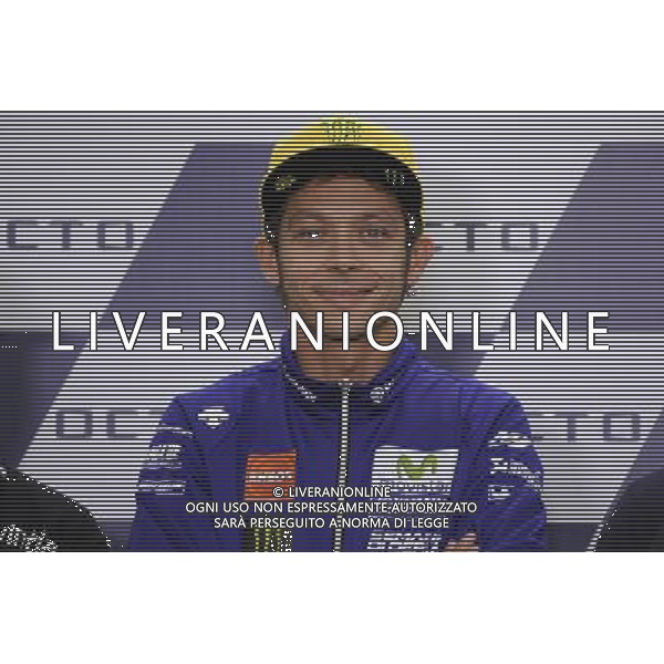 01/09/2016. Silverstone, Towchester, Gran Bretagna.Valentino Rossi durante la conferenza stampa. Â© PIAZZOLLA / AGENZIA ALDO LIVERANI SAS