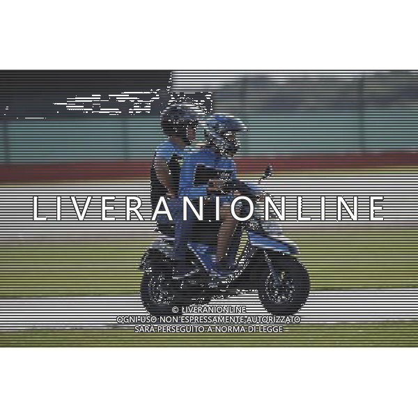 01/09/2016. Silverstone, Towchester, Gran Bretagna. Nicolo\' Bulega in pista con lo scooter © PIAZZOLLA / AGENZIA ALDO LIVERANI SAS