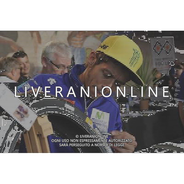 01/09/2016. Silverstone, Towchester, Gran Bretagna. Valentino Rossi durante l\' asta di beneficenza. Â© PIAZZOLLA / AGENZIA ALDO LIVERANI SAS