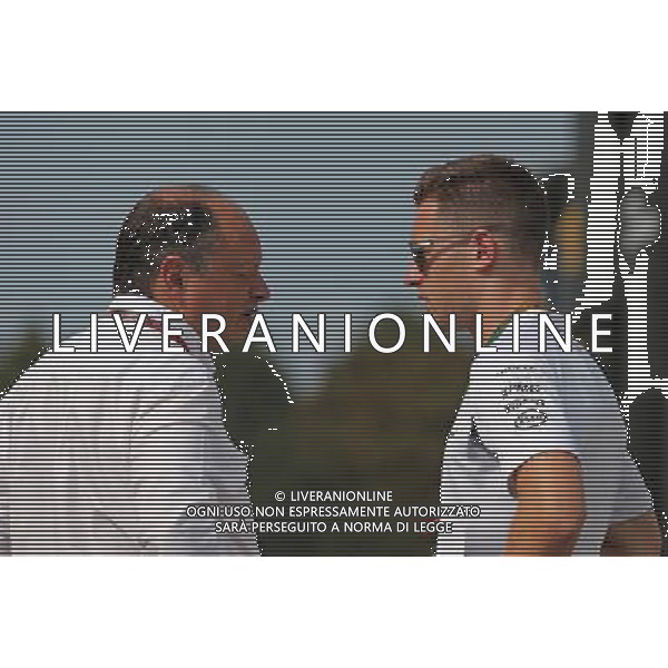 Frederic Vasseur (FRA), Renault Sport F1 Team, Racing Director and Stoffel Vandoorne (BEL), third driver, McLaren F1 Team 01.09.2016. Formula 1 World Championship, Rd 14, Italian Grand Prix, Monza, Italy, Preparation Day. / AGENZIA ALDO LIVERANI SAS - ITALY ONLY EDITORIAL USE ONLY