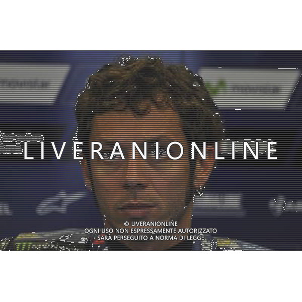 02/09/2016. Silverstone, Towcester, Gran Bretagna. Valentino Rossi ai Box durante le prove libere del venerd“ AG ALDO LIVERANI SAS