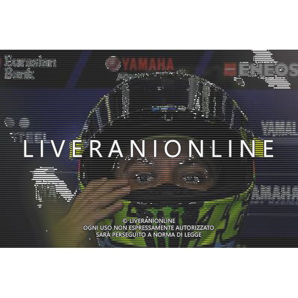 02/09/2016. Silverstone, Towcester, Gran Bretagna. Valentino Rossi ai Box durante le prove libere del venerd“ AG ALDO LIVERANI SAS