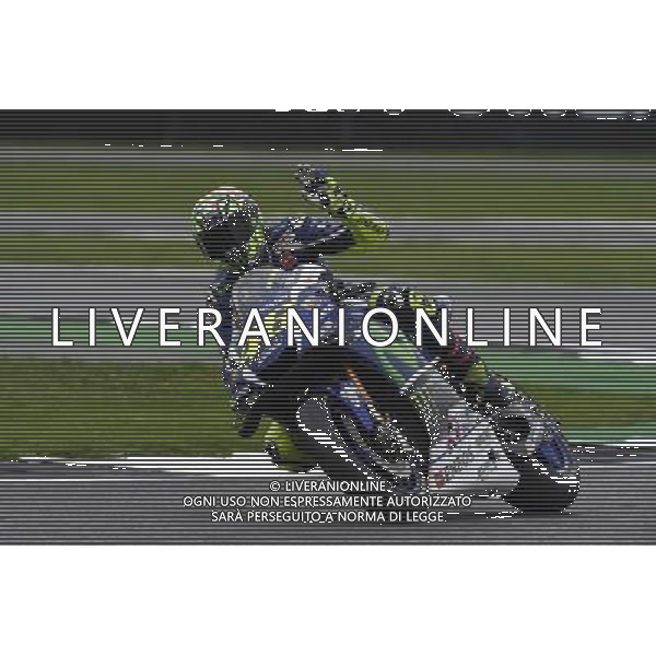 02.09.2016. Silverstone, Towcester, Inghilterra.Valentino Rossi (Movistar Yamaha) durante le libere. AG ALDO LIVERANI SAS