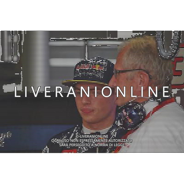 (L to R): Max Verstappen (NLD) Red Bull Racing with Dr Helmut Marko (AUT) Red Bull Motorsport Consultant. 02.09.2016. Formula 1 World Championship, Rd 14, Italian Grand Prix, Monza, Italy, Practice Day. / AGENZIA ALDO LIVERANI SAS - ITALY ONLY EDITORIAL USE ONLY