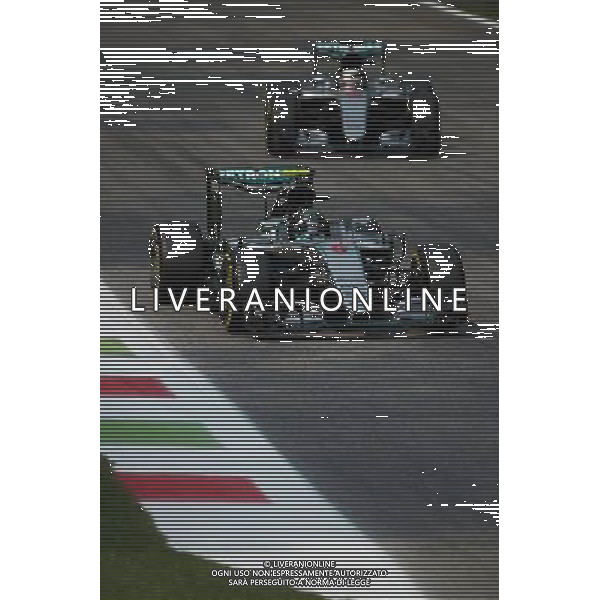 Nico Rosberg (GER) Mercedes AMG F1 W07 Hybrid. 03.09.2016. Formula 1 World Championship, Rd 14, Italian Grand Prix, Monza, Italy, Qualifying Day. / AGENZIA ALDO LIVERANI SAS - ITALY ONLY EDITORIAL USE ONLY - PROVE UFFICIALI