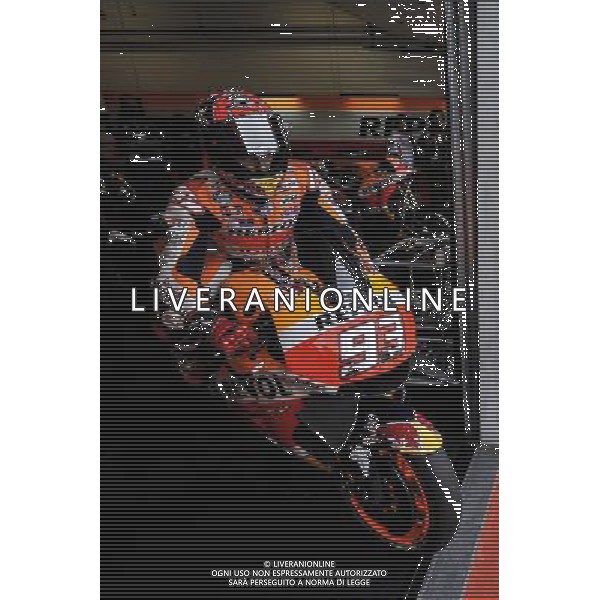 03/09/2016. Silverstone, Towcester, Gran Bretagna. Marc Marquez durante lle prove libere / Motomondiale Â©PIAZZOLLA/ AGENZIA ALDO LIVERANI SAS