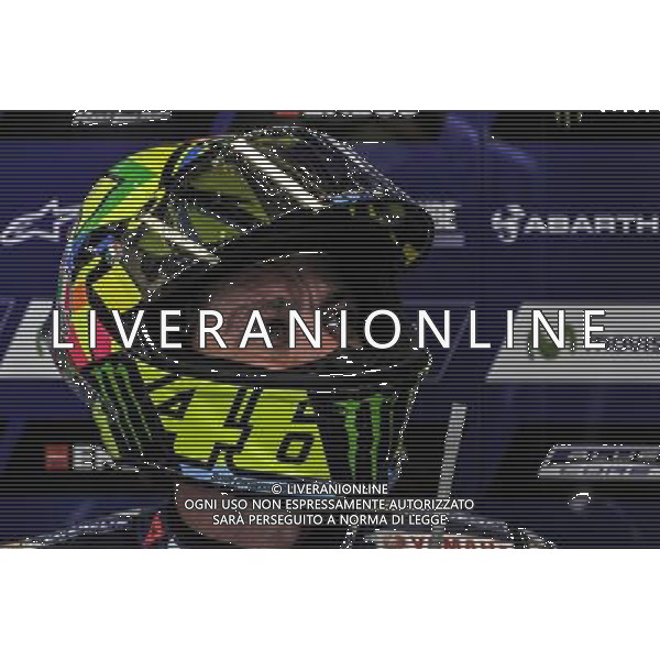 03/09/2016. Silverstone, Towcester, Gran Bretagna. Valentino Rossi ai box durante lle prove libere / Motomondiale Â©PIAZZOLLA/ AGENZIA ALDO LIVERANI SAS