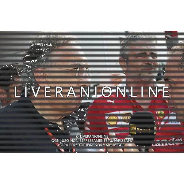 (L to R): Sergio Marchionne (ITA), Ferrari President and CEO of Fiat Chrysler Automobiles with Maurizio Arrivabene (ITA) Ferrari Team Principal. 03.09.2016. Formula 1 World Championship, Rd 14, Italian Grand Prix, Monza, Italy, Qualifying Day. / AGENZIA ALDO LIVERANI SAS - ITALY ONLY EDITORIAL USE ONLY
