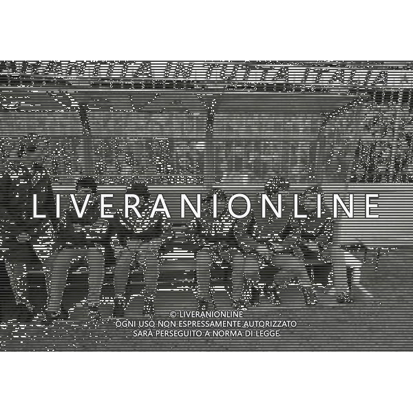 MILANO STADIO SAN SIRO ITALIA OLANDA 1979 NELLA FOTO ROMEO BENETTI-DINO ZOFF-RENATO ZACCARELLI-BRUNO GIORDANO-ALDO MALDERA-FRANCESCO GRAZIANI AG ALDO LIVERANI SAS 