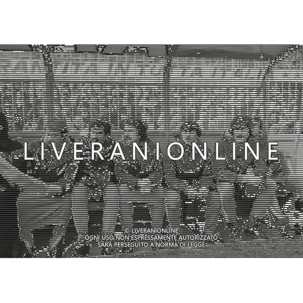 MILANO STADIO SAN SIRO ITALIA OLANDA 1979 NELLA FOTO ROMEO BENETTI-PAOLO CONTI-RENATO ZACCARELLI-BRUNO GIORDANO-ALDO MALDERA AG ALDO LIVERANI SAS 