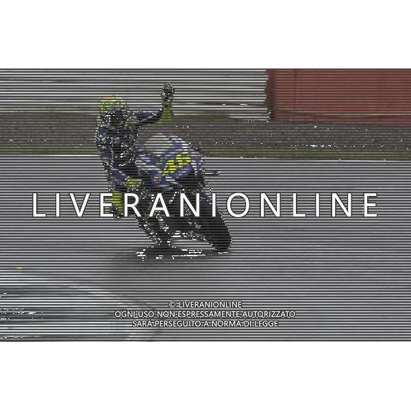 03.09.2016. Silverstone, Towcester, Inghilterra.Valentino Rossi (Movistar Yamaha) / Gp Silvestone Silverstone Towcester Gran Bretagna Prove Motomondiale 03.09.2016 Â©PIAZZOLLA/ AGENZIA ALDO LIVERANI SAS
