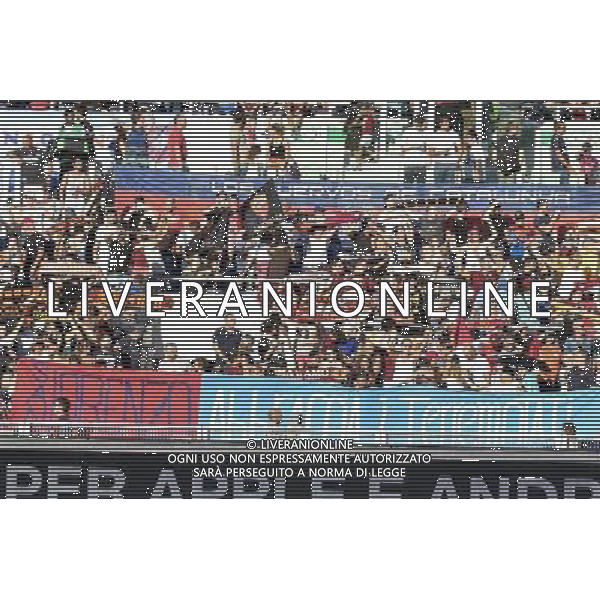 Festa della Famiglia Amichevole Roma - 03.09.2016 - Stadio Olimpico - Roma vs San Lorenzo de Almagro - nella foto: striscione dei tifosi pro Amatrice /Ph.Corradetti-Ag Aldo Liverani