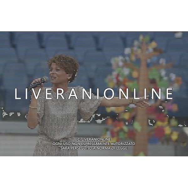 Festa della Famiglia Amichevole Roma - 03.09.2016 - Stadio Olimpico - Roma vs San Lorenzo de Almagro - nella foto: Alessandra Amoroso /Ph.Corradetti-Ag Aldo Liverani