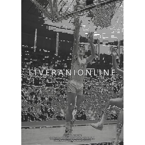OLIMPIADI DI MOSCA 1980 BASKET NAZIONALE ITALIANA NELLA FOTO DALIPAGIC AG ALDO LIVERANI SAS