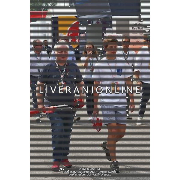 Norbert Vettel (GER) with his son Fabian Vettel (GER). 04.09.2016. Formula 1 World Championship, Rd 14, Italian Grand Prix, Monza, Italy, Race Day. / AGENZIA ALDO LIVERANI SAS - ITALY ONLY EDITORIAL USE ONLY