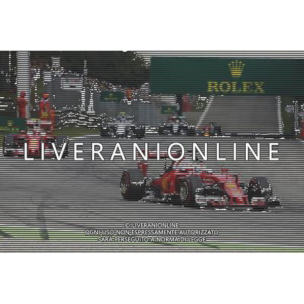 Sebastian Vettel (GER) Ferrari SF16-H. 04.09.2016. Formula 1 World Championship, Rd 14, Italian Grand Prix, Monza, Italy, Race Day. / AGENZIA ALDO LIVERANI SAS - ITALY ONLY EDITORIAL USE ONLY