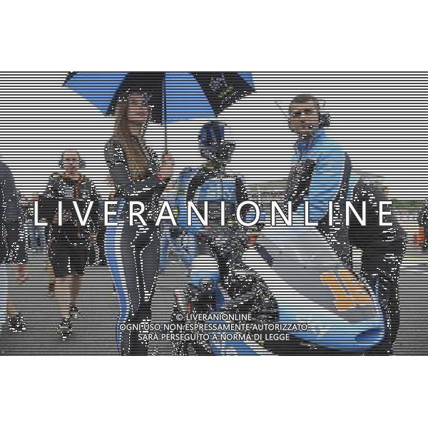 04.09.2016. Silverstone, Towcester, Inghilterra. Andrea Migno (SKY Team VR 46) sulla griglia. / Gp Silvestone Silverstone Towcester Gran Bretagna Motomondiale 04.09.2016 Â©PIAZZOLLA/ AGENZIA ALDO LIVERANI SAS