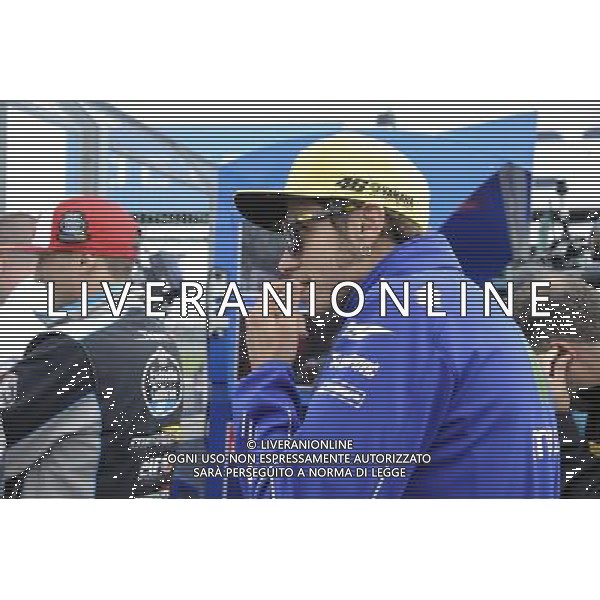 04.09.2016. Silverstone, Towcester, Inghilterra.VAlentino Rossi alla partenza di moto3. / Gp Silvestone Silverstone Towcester Gran Bretagna Motomondiale 04.09.2016 Â©PIAZZOLLA/ AGENZIA ALDO LIVERANI SAS