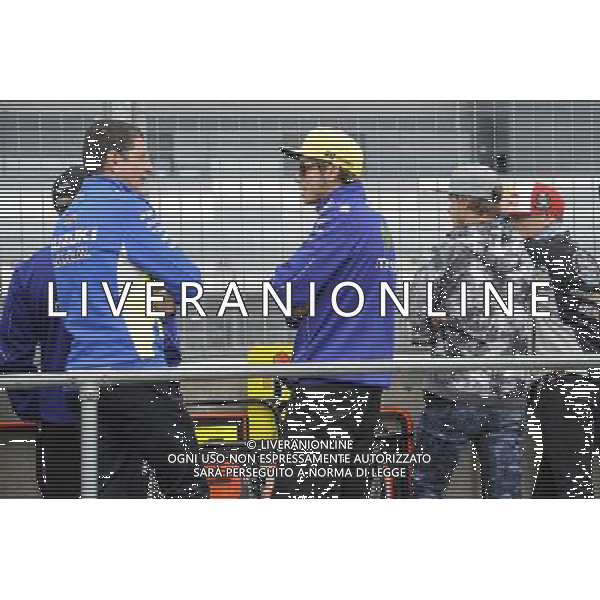 04.09.2016. Silverstone, Towcester, Inghilterra.VAlentino Rossi alla partenza di moto3. / Gp Silvestone Silverstone Towcester Gran Bretagna Motomondiale 04.09.2016 Â©PIAZZOLLA/ AGENZIA ALDO LIVERANI SAS