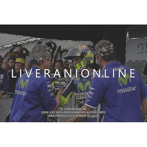 04.09.2016. Silverstone, Towcester,Inghilterra. Valentino Rossi./ Gp Silvestone Silverstone Towcester Gran Bretagna Motomondiale 04.09.2016 Â©PIAZZOLLA/ AGENZIA ALDO LIVERANI SAS