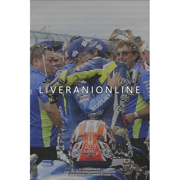04.09.2016. Silverstone, Towcester,Inghilterra.Valentino Rossi e Maverick Vinales. / Gp Silvestone Silverstone Towcester Gran Bretagna Motomondiale 04.09.2016 Â©PIAZZOLLA/ AGENZIA ALDO LIVERANI SAS