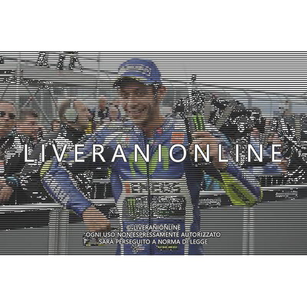 04.09.2016. Silverstone, Towcester,Inghilterra. Valentino Rossi./ Gp Silvestone Silverstone Towcester Gran Bretagna Motomondiale 04.09.2016 Â©PIAZZOLLA/ AGENZIA ALDO LIVERANI SAS