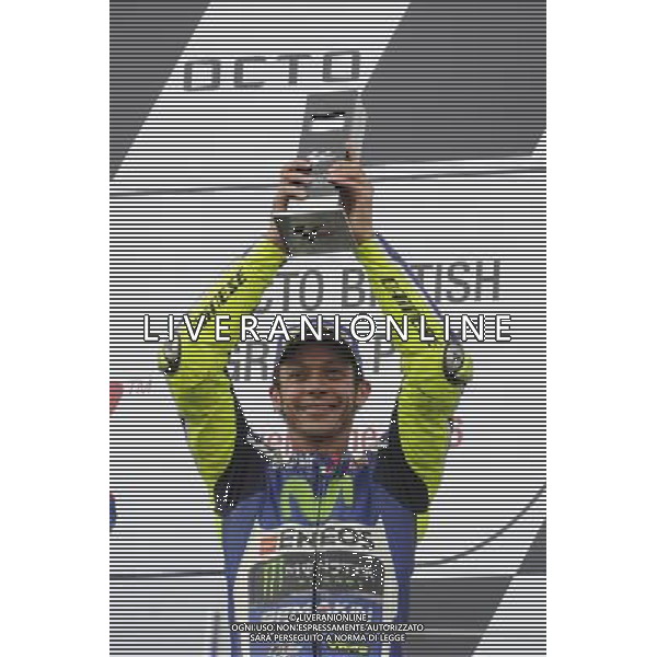 04.09.2016. Silverstone, Towcester,Inghilterra. Valentino Rossi./ Gp Silvestone Silverstone Towcester Gran Bretagna Motomondiale 04.09.2016 Â©PIAZZOLLA/ AGENZIA ALDO LIVERANI SAS