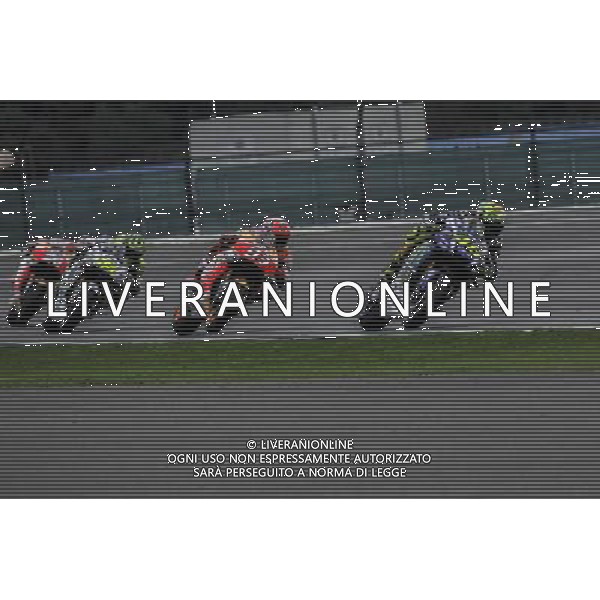 04.09.2016.Silverstone, Towcester, Inghilterra.Valentino Rossi (Movistar Yamaha) durante la gara./ Gp Silvestone Silverstone Towcester Gran Bretagna Motomondiale 04.09.2016 Â©PIAZZOLLA/ AGENZIA ALDO LIVERANI SAS