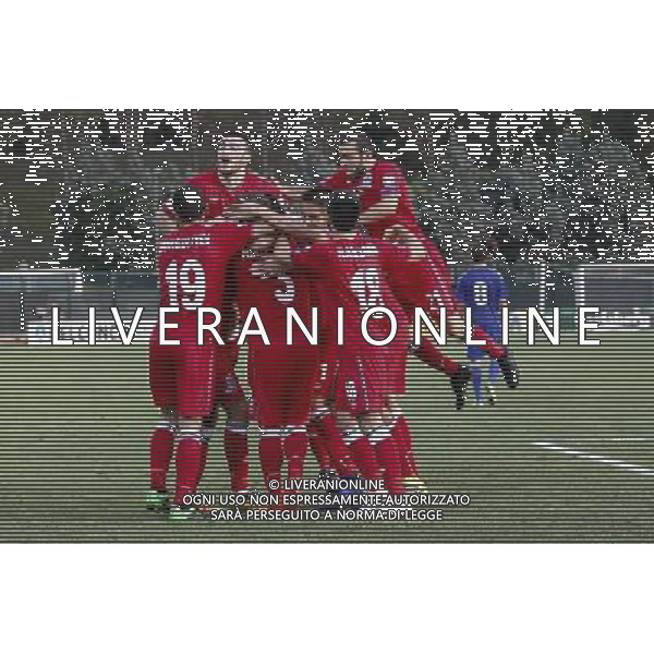 SAN MARINO vs AZERBAIJAN Qualificazioni Euopee FIFA 2018 nella foto: ESULTANZA AZERBAIJAN ©CLAUDIO ZAMAGNI/AGENZIA ALDO LIVERANI S.A.S.