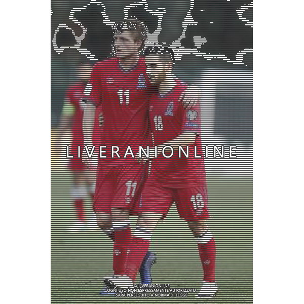 SAN MARINO vs AZERBAIJAN Qualificazioni Euopee FIFA 2018 nella foto: RAMAZANOV E GURBANOV ©CLAUDIO ZAMAGNI/AGENZIA ALDO LIVERANI S.A.S.