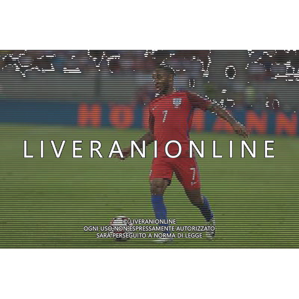 TRNAWA 04.09.2016 SPORT PILKA NOZNA ELIMINACJE DO MISTRZOSTW SWIATA ROSJA 2018 GRUPA F SLOWACJA - ANGLIA NZ. RAHEEM STERLING ENG FOT. MICHAL CHWIEDUK / FOKUSMEDIA / NEWSPIX.PL TRNAVA 04.09.2016 SPORT FOOTBALL QUALIFICATION FOR THE WORLD CUP RUSSIA 2018 SLOVAKIA - ENGLAND FOT. MICHAL CHWIEDUK / FOKUSMEDIA / NEWSPIX.PL --- Newspix.pl AG ALDO LIVERANI SAS ONLY ITALY *** Local Caption *** www.newspix.pl mail us: info@newspix.pl call us: 0048 022 23 22 222 --- Polish Picture Agency by Ringier Axel Springer Poland
