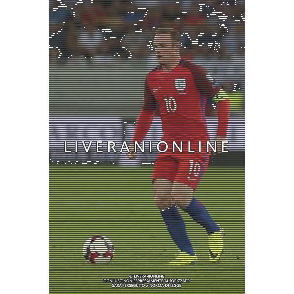 TRNAWA 04.09.2016 SPORT PILKA NOZNA ELIMINACJE DO MISTRZOSTW SWIATA ROSJA 2018 GRUPA F SLOWACJA - ANGLIA NZ. WAYNE ROONEY ENG FOT. MICHAL CHWIEDUK / FOKUSMEDIA / NEWSPIX.PL TRNAVA 04.09.2016 SPORT FOOTBALL QUALIFICATION FOR THE WORLD CUP RUSSIA 2018 SLOVAKIA - ENGLAND FOT. MICHAL CHWIEDUK / FOKUSMEDIA / NEWSPIX.PL --- Newspix.pl AG ALDO LIVERANI SAS ONLY ITALY *** Local Caption *** www.newspix.pl mail us: info@newspix.pl call us: 0048 022 23 22 222 --- Polish Picture Agency by Ringier Axel Springer Poland
