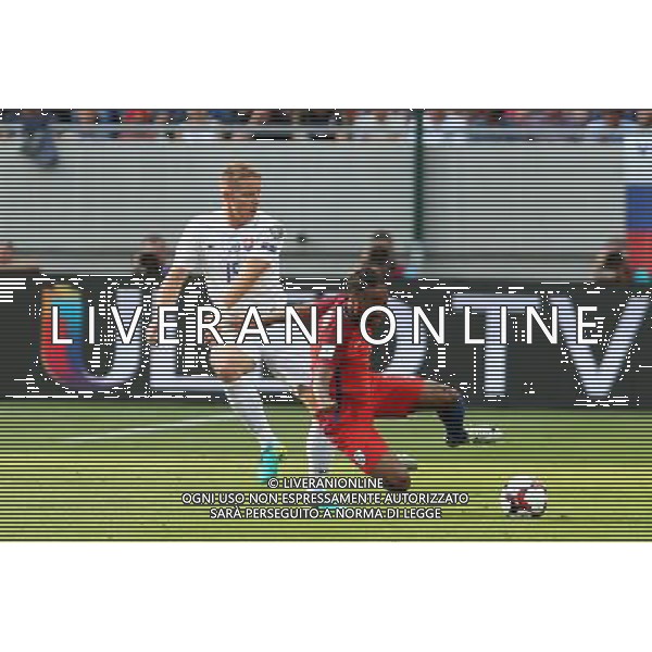 TRNAWA 04.09.2016 SPORT PILKA NOZNA ELIMINACJE DO MISTRZOSTW SWIATA ROSJA 2018 GRUPA F SLOWACJA - ANGLIA NZ. TOMAS HUBOCAN SLO RAHEEM STERLING ENG FOT. MICHAL CHWIEDUK / FOKUSMEDIA / NEWSPIX.PL TRNAVA 04.09.2016 SPORT FOOTBALL QUALIFICATION FOR THE WORLD CUP RUSSIA 2018 SLOVAKIA - ENGLAND FOT. MICHAL CHWIEDUK / FOKUSMEDIA / NEWSPIX.PL --- Newspix.pl AG ALDO LIVERANI SAS ONLY ITALY *** Local Caption *** www.newspix.pl mail us: info@newspix.pl call us: 0048 022 23 22 222 --- Polish Picture Agency by Ringier Axel Springer Poland