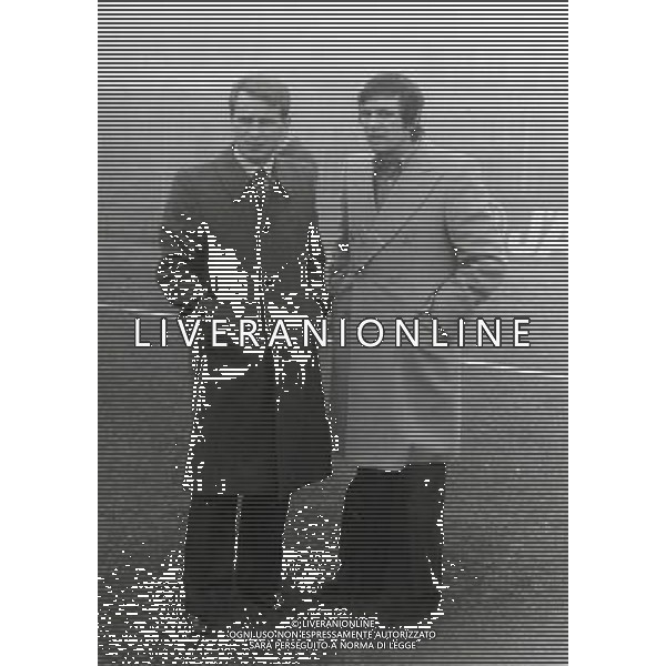 RETROSPETTIVA GIANCARLO BELTRAMI DIRIGENTE INTER NELLA FOTO GIANCARLO BELTRAMI CON GIOVANNI TRAPATTONI AG ALDO LIVERANI SAS