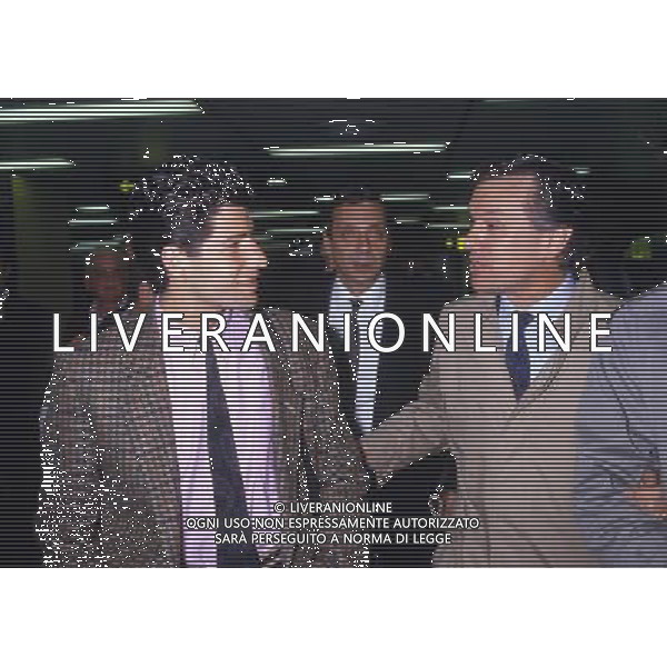 RETROSPETTIVA GIANCARLO BELTRAMI DIRIGENTE INTER NELLA FOTO GIANCARLO BELTRAMI CON ENZO SCIFO AG ALDO LIVERANI SAS