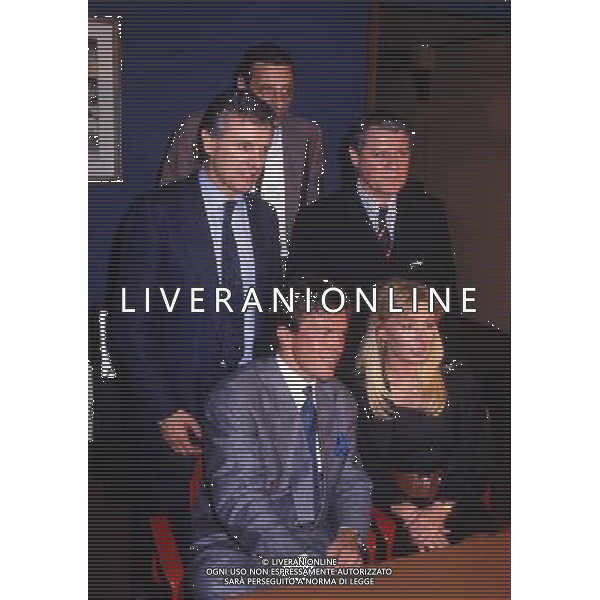RETROSPETTIVA GIANCARLO BELTRAMI DIRIGENTE INTER NELLA FOTO GIANCARLO BELTRAMI CON PAOLO GIULIANI E LOTHAR MATTHAUS E SIGNORA AG ALDO LIVERANI SAS