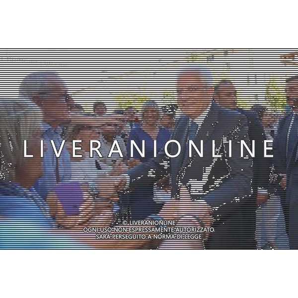 Sergio Mattarella. Piazza Loggia arrivo del presidente della Repubblica Sergio Mattarella. Brescia 6 Settembre 2016. Ph Fotolive Valentina Renna/ AGENZIA ALDO LIVERANI SAS