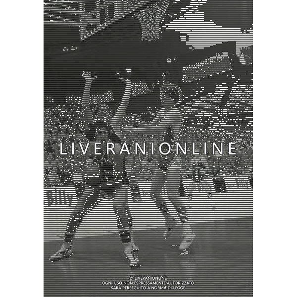 1980-1981 BASKET A1 BILLY MILANO-SINUDYNE BOLOGNA NELLA FOTO MARQUINHOS-VITTORIO GALLINARI AG ALDO LIVERANI SAS