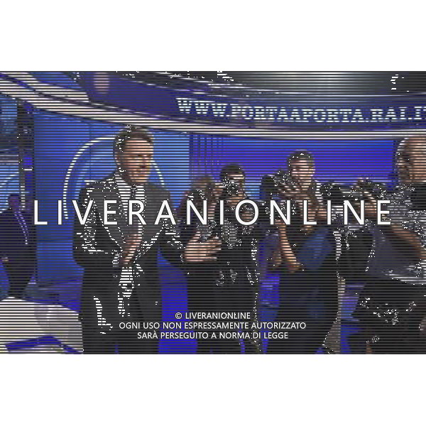 Il Premier Matteo Renzi ospite della trasmissione televisiva Porta a Porta Roma 06 settembre 2016 Â©Corradetti-Ag. Aldo Liverani Sas