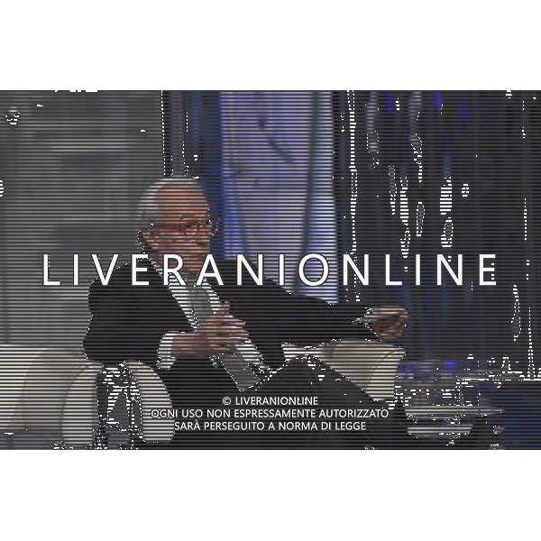 Vittorio Feltri ospite della trasmissione televisiva Porta a Porta Roma 06 settembre 2016 Â©Corradetti-Ag. Aldo Liverani Sas