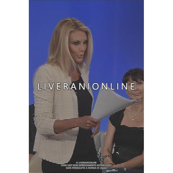 Trasmissione Tv \' Storie Vere \' Roma - 07.09.2016 - Studi Rai Saxa Rubra - nella foto: Eleonora Daniele / Ph. Corradetti-Ag. Aldo Liverani/ AGENZIA ALDO LIVERANI SAS